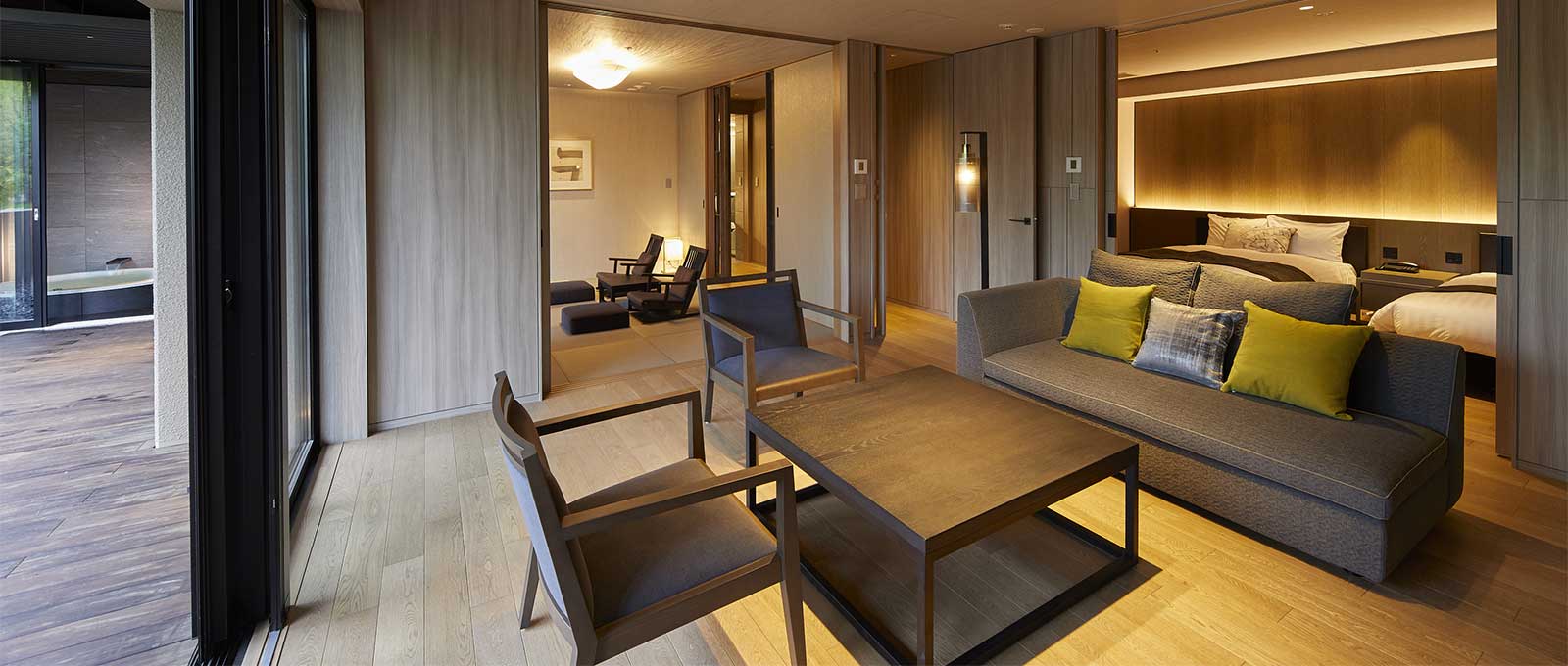 和洋室　定員：6名　広さ：110㎡