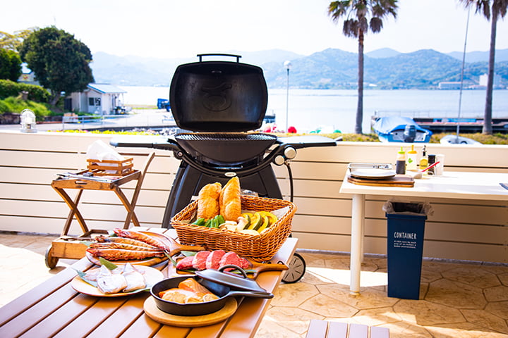 付帯施設：屋外BBQ