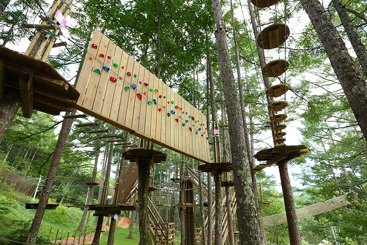 付帯施設：フォレストアドベンチャー