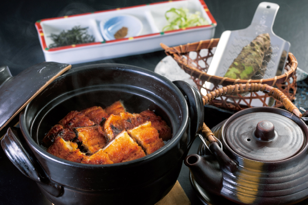 食事「釜炊きご飯のひつまぶし風」