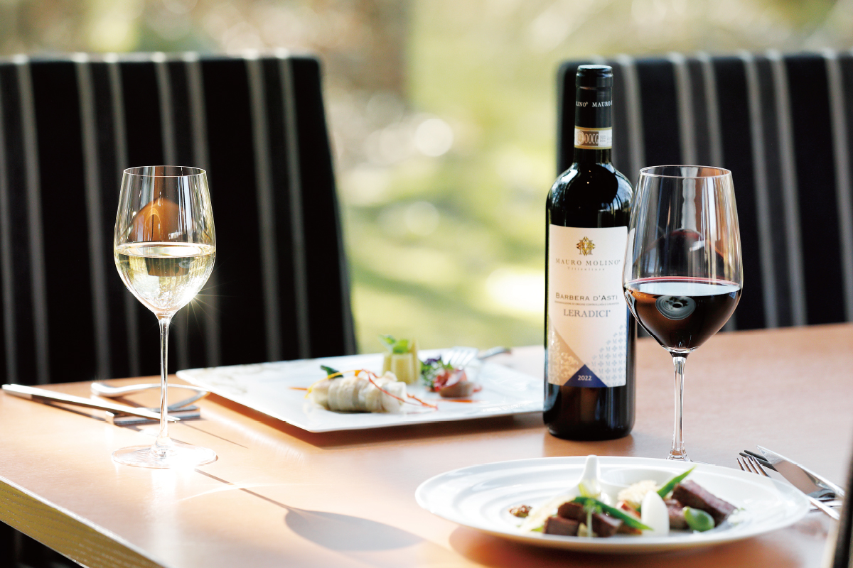 地産の食材をふんだんに用い和のエッセンスをプラスしたフレンチ