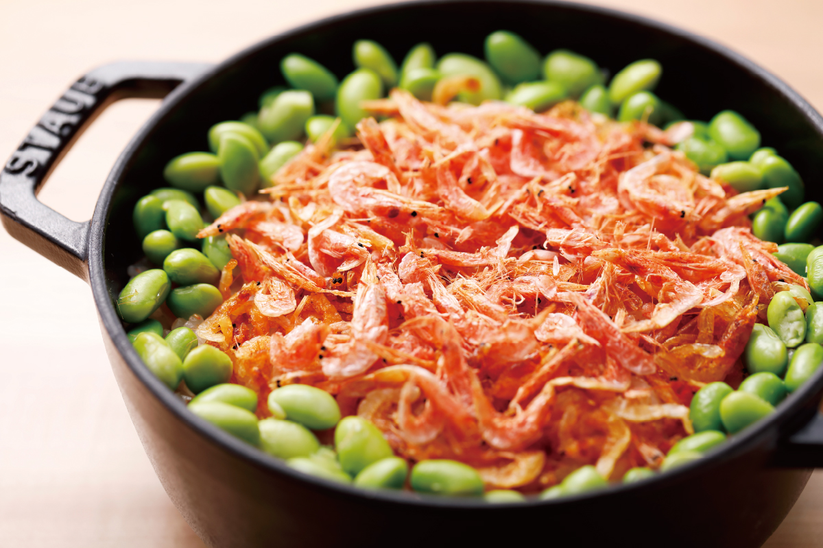 駿河湾の桜えび、富士市産のマッシュルームなど地産の味覚を愉しむ