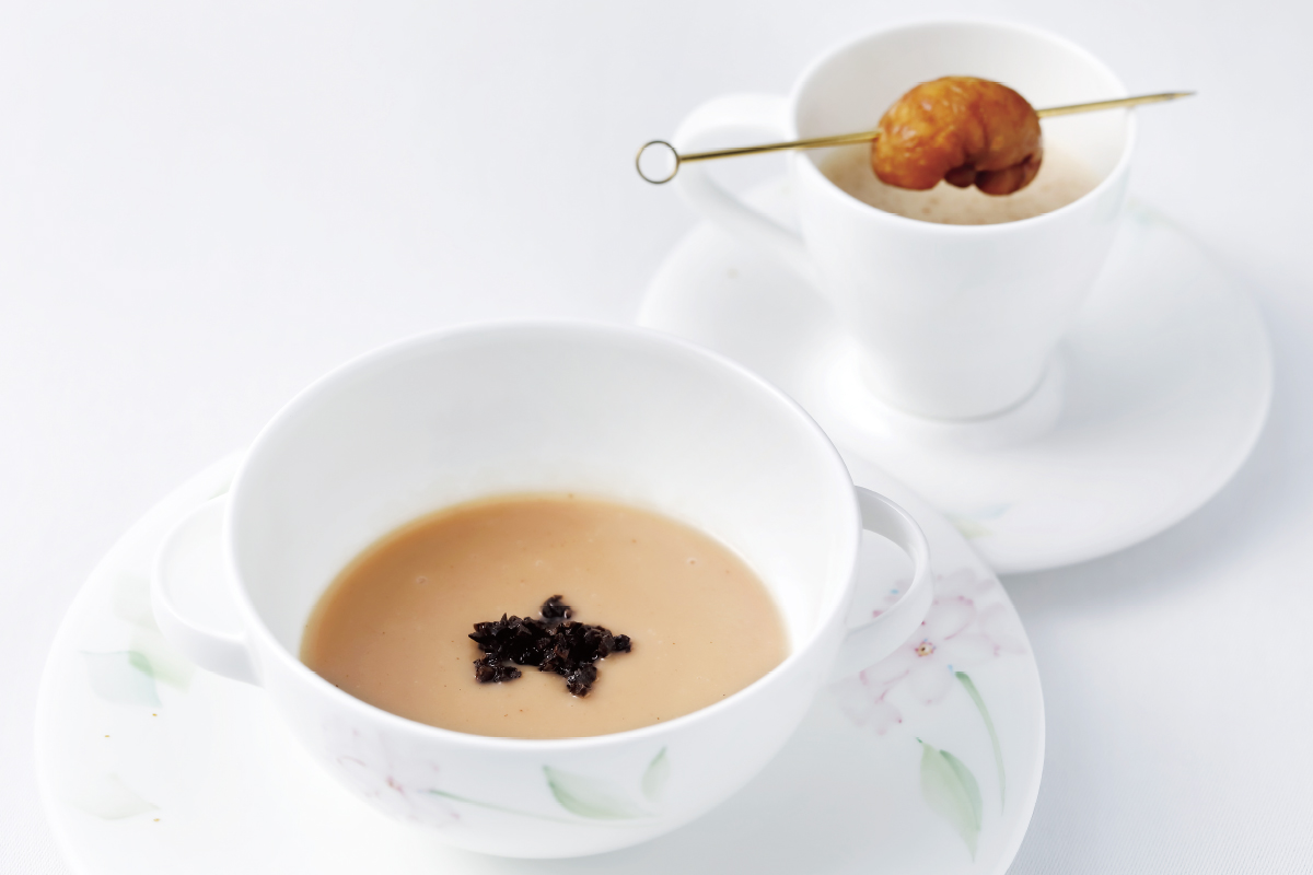 一皿一皿に信州と実りの秋を描くフランス料理