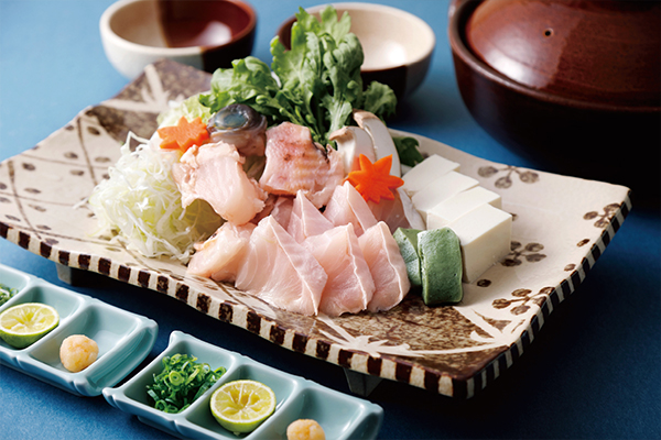 天然クエ鍋会席の画像