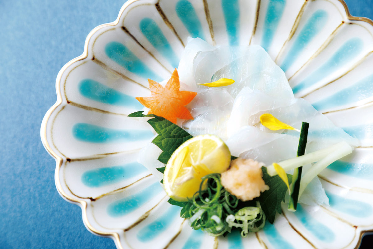 クエづくしの会席コースで天然のクエを存分に味わう