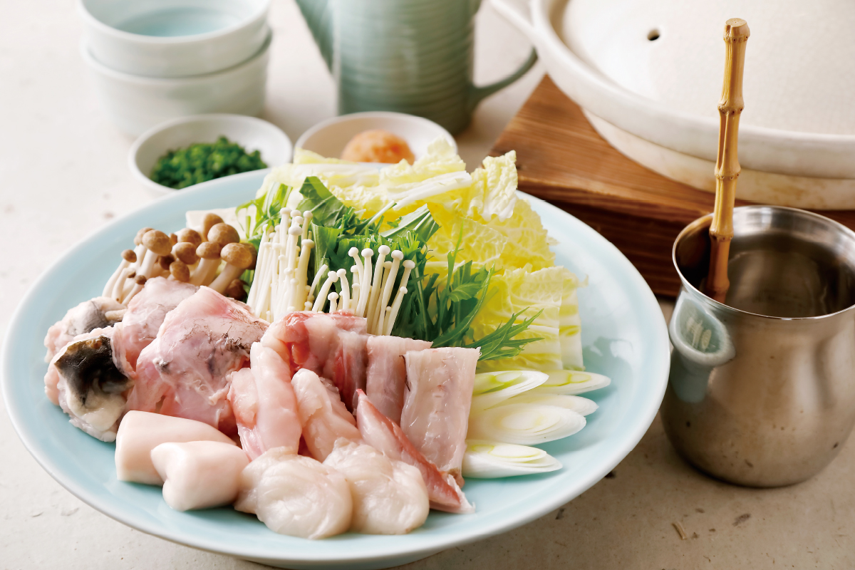 天然とら河豚のさまざまな味わいと食感をたっぷり愉しむ