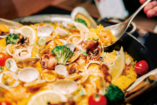 チャコール料理の画像