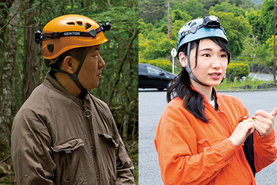 左：横澤 健一 右：秋山 みすず