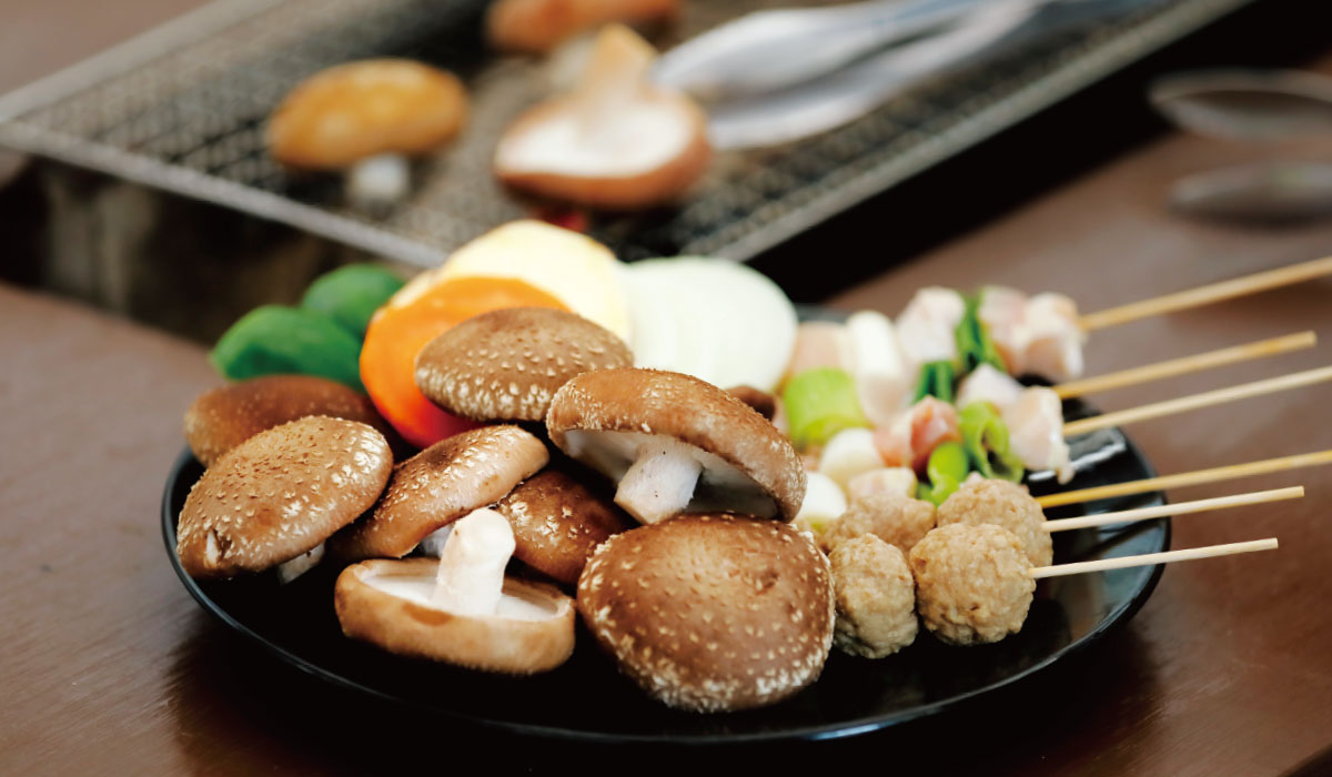 発祥の地の原木しいたけ