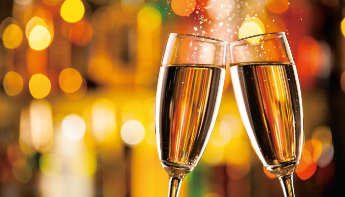 ウェルカムドリンクでお出迎え