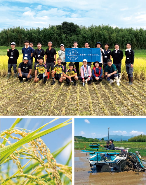 ホテルの廃棄食材を堆肥にご当地米づくりに寄与