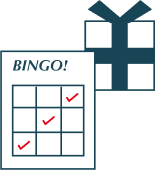 BINGO達成で賞品ゲット