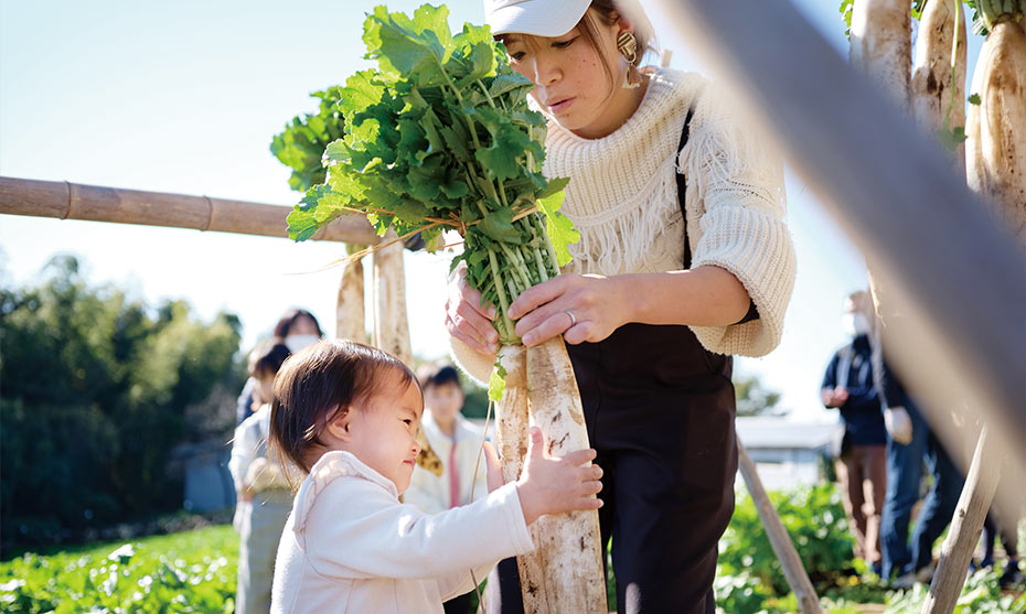「箱根西麓三島野菜」収穫と青空ランチ